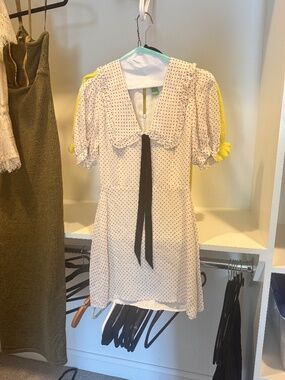 Reformation Kayllia Puff sleeve Mini dress